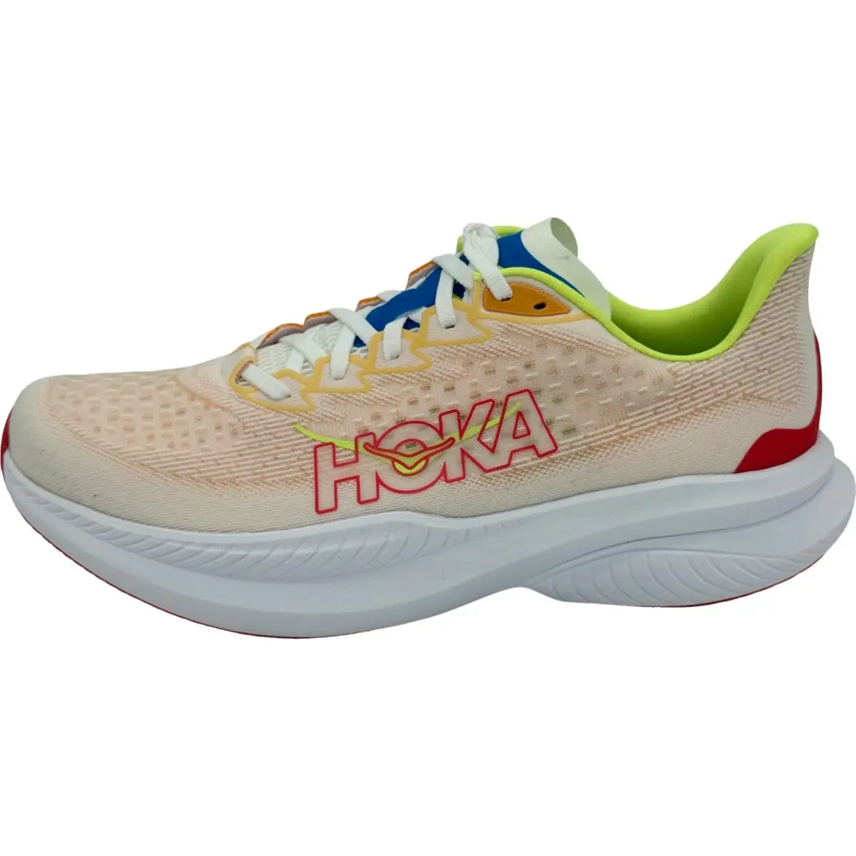 Hoka Mach 6 Men`s 11.0 D White/solar Flare