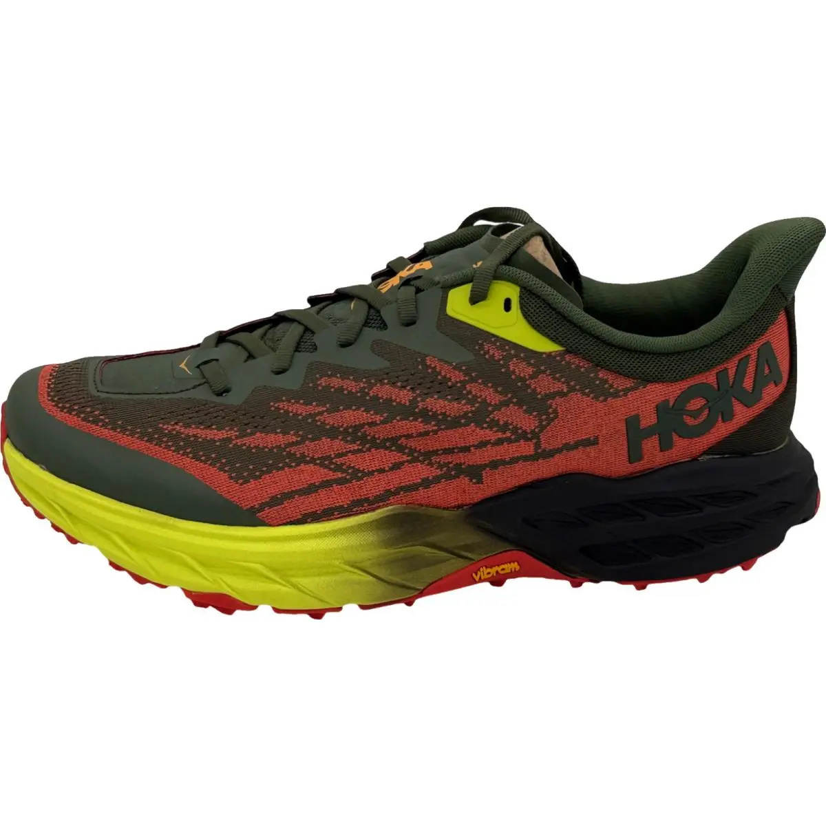 Hoka Speedgoat 5 Men`s 11.0 2E Thyme/fiesta