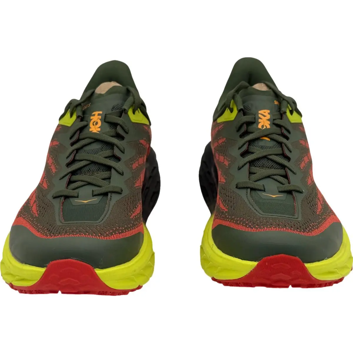 Hoka shoes - Hoka Speedgoat 5 - Speedgoat - 1123159-TFST - Thyme/Fiesta (UPC: 195719622220) 1