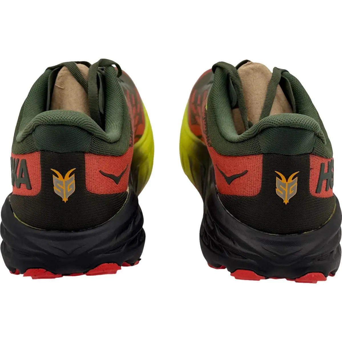 Hoka shoes - Hoka Speedgoat 5 - Speedgoat - 1123159-TFST - Thyme/Fiesta (UPC: 195719622220) 3
