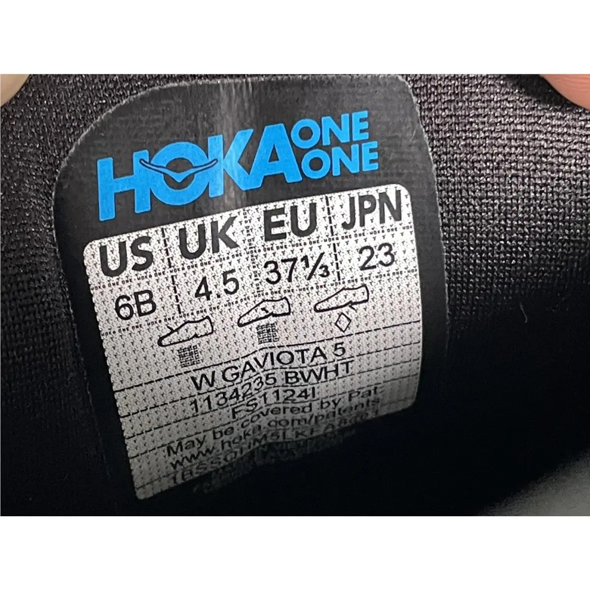 Hoka shoes - Hoka One One Gaviota 5 - 1134235 BWHT - Black 10