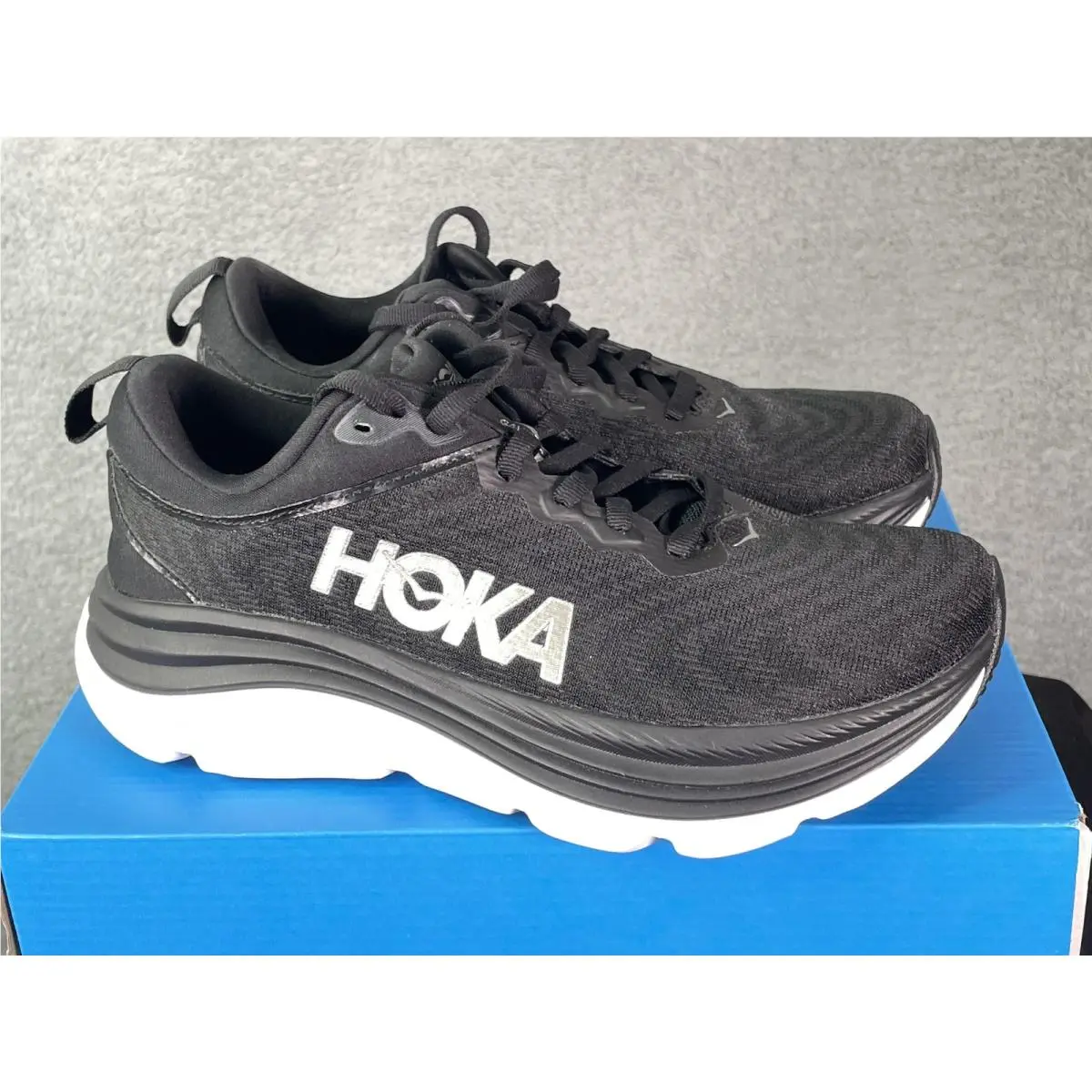 Hoka shoes - Hoka One One Gaviota 5 - 1134235 BWHT - Black 5