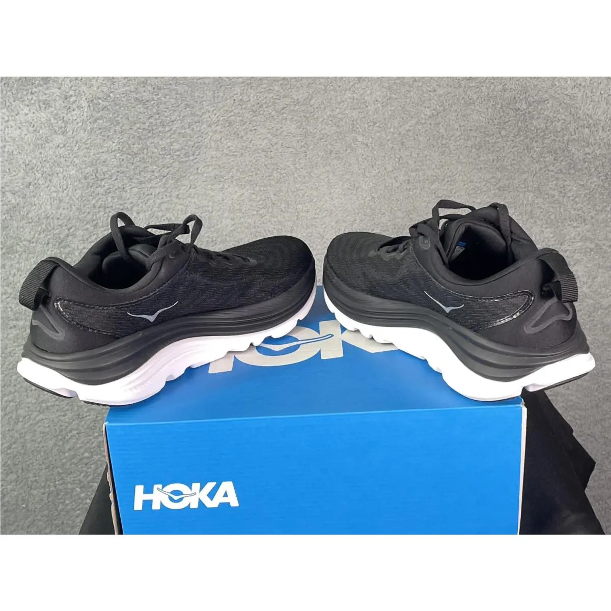 Hoka shoes - Hoka One One Gaviota 5 - 1134235 BWHT - Black 7