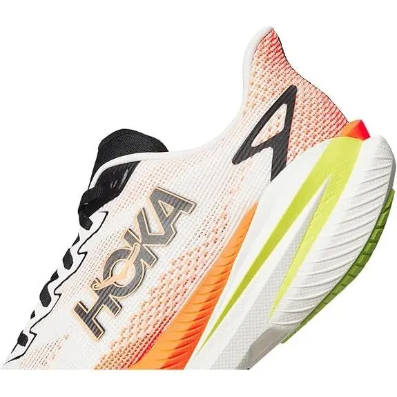 Hoka shoes - White / Neon Tangerine (UPC: 198605192272) 1