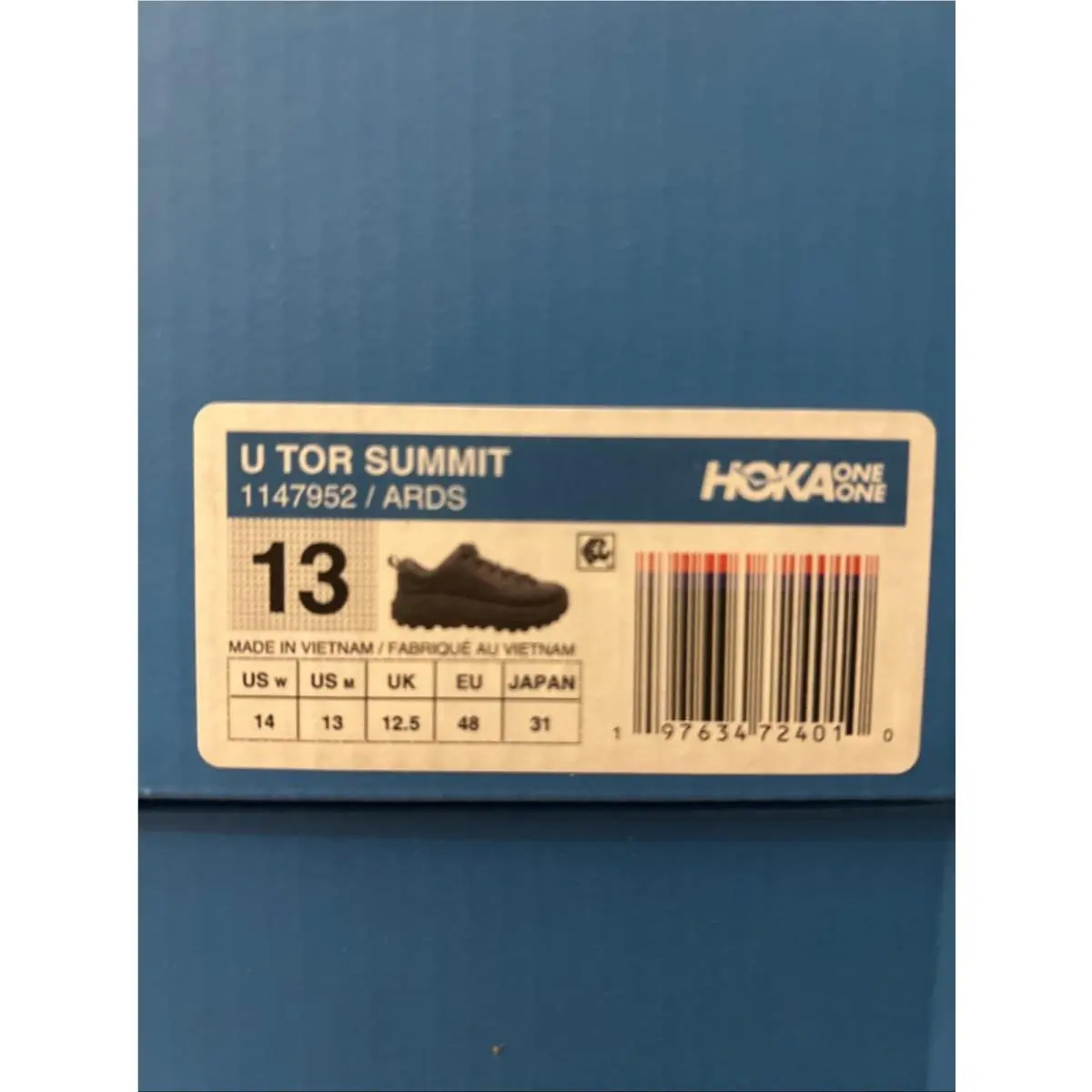 Hoka shoes - Hoka One One HOKA Tor Summit - 1147952 ARDS - Gray (UPC: 0197634724010) 13