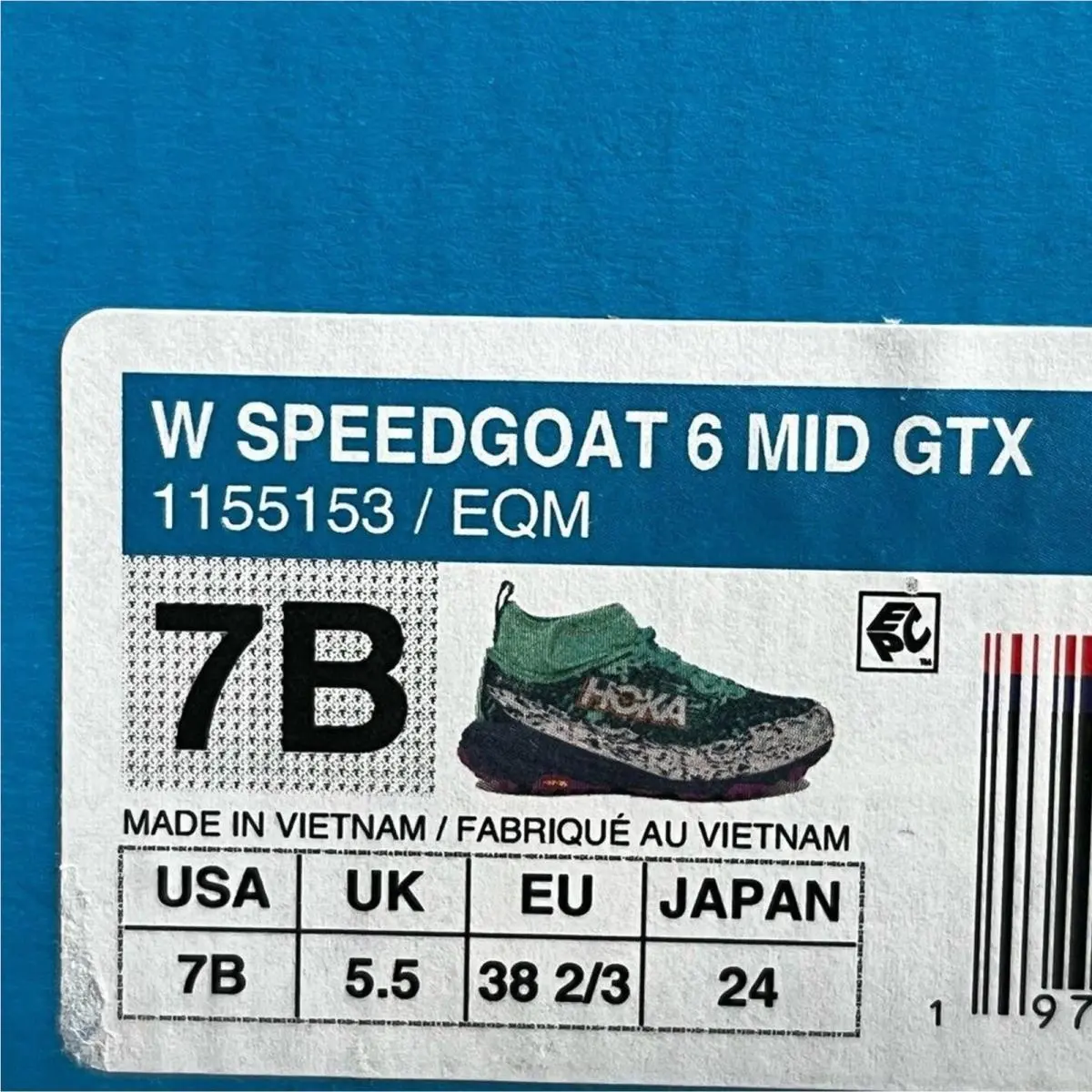 Hoka shoes - Blue 1