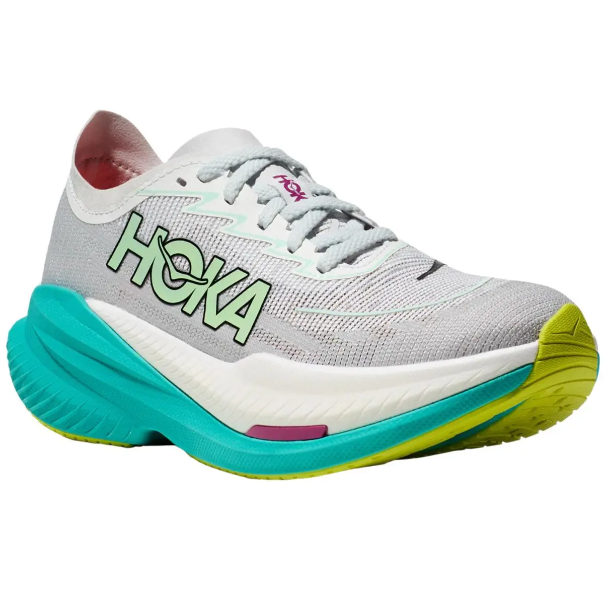 Hoka shoes - Hoka One One Mach X2 - 1155120 FCQ - Frost / Electric Aqua 1