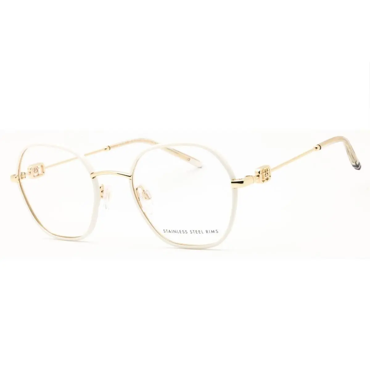 Tommy Hilfiger Women`s Eyeglasses Ivory/gold Metal Full Rim TH 2153 0VVP 00