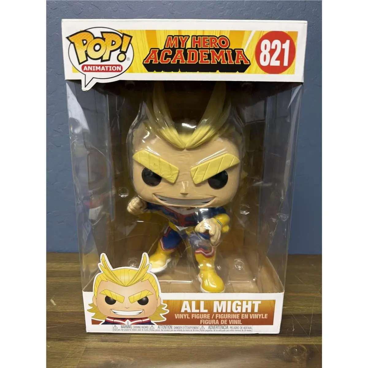 Funko Pop Animation My Hero Academia All Might 821 Jumbo Vinyl Figure