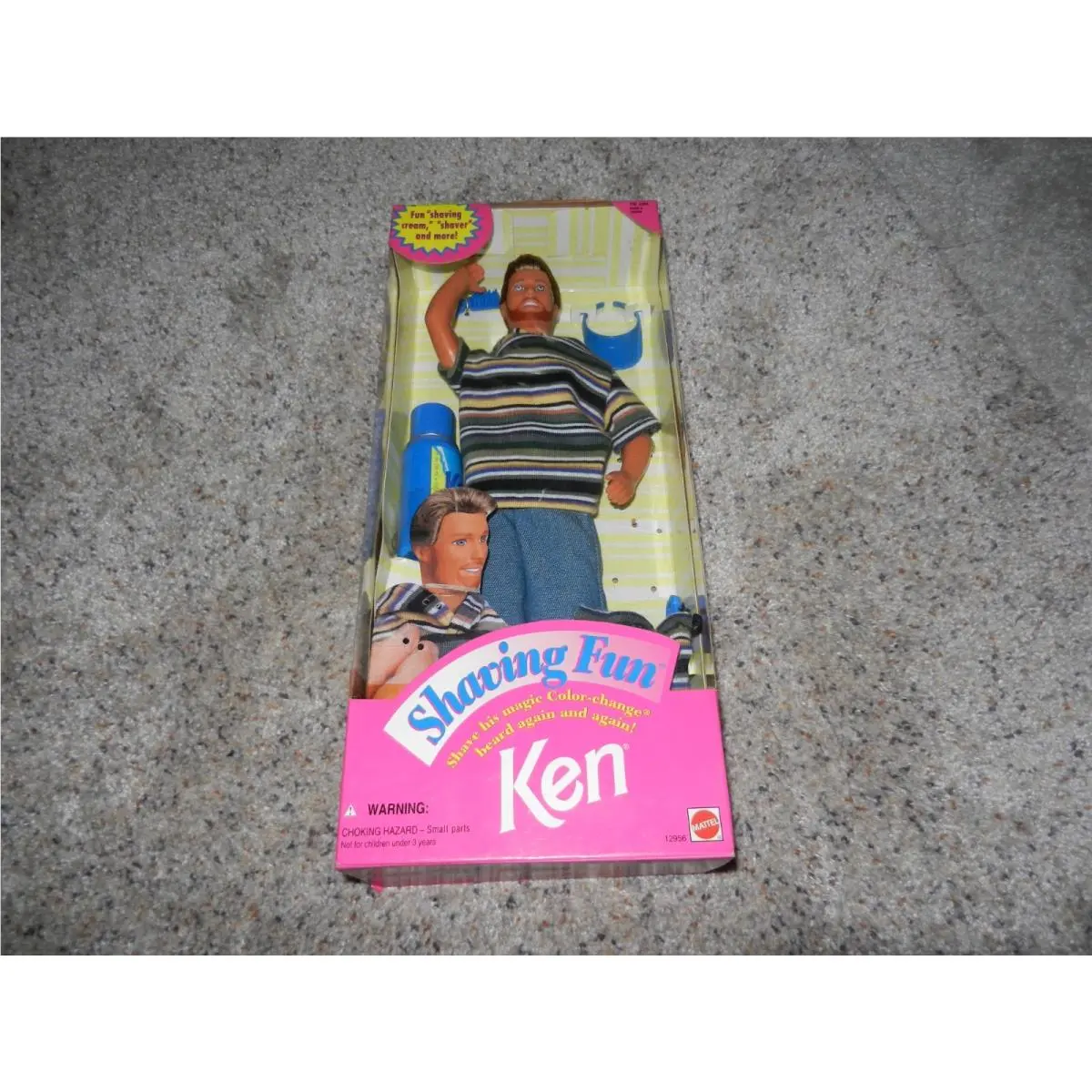 1994 Barbie Boyfriend Shaving Fun Ken Nrfb 12956