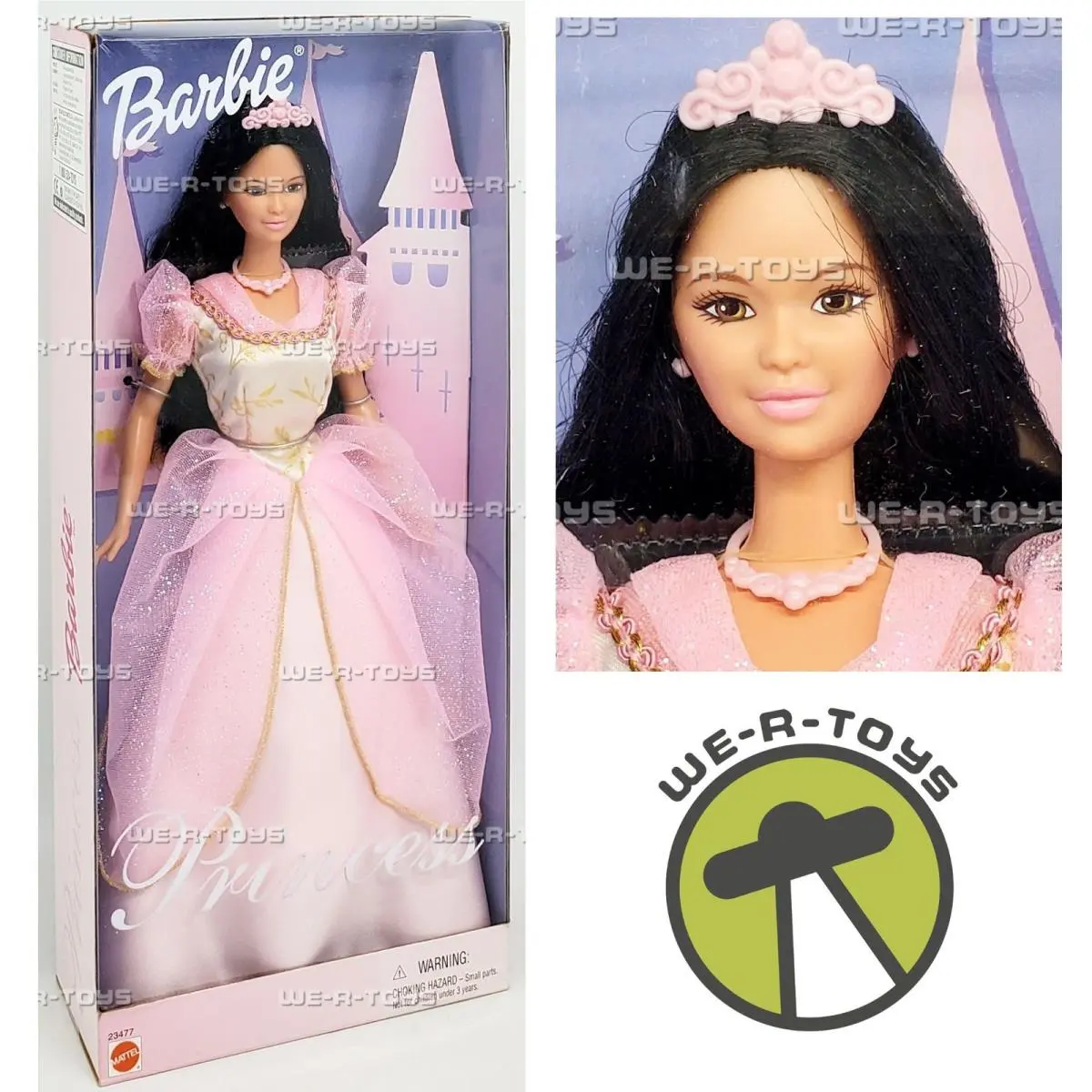 Barbie Princess Kira Doll Pink Dress 1999 Mattel 23477
