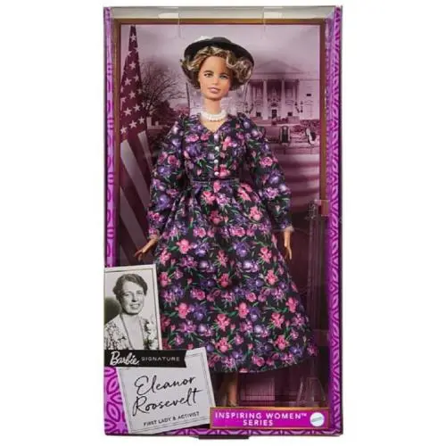 Eleanor Roosevelt Barbie Inspiring Women Series with Shipper Nrfb GYH03