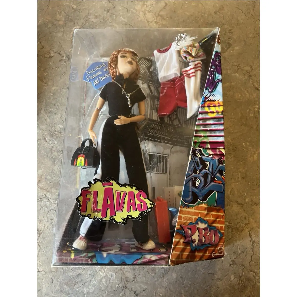 2003 Mattel Barbie Flavas P.bo Hip Hop Doll
