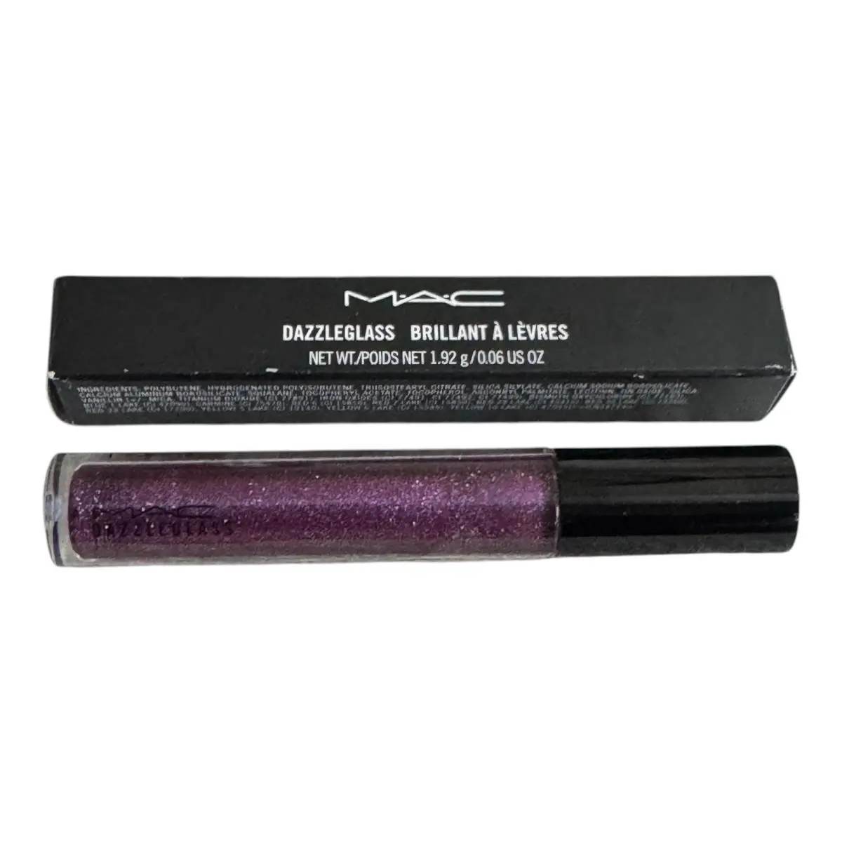 Mac Dazzleglass Boys GO Crazy Lipgloss Shimmer Full Size O.06 Oz