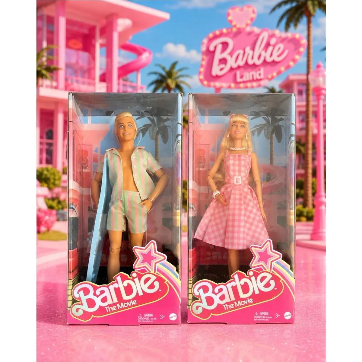 Barbie The Movie Barbie Ken Doll Set HPJ96 HPJ97 Mattel