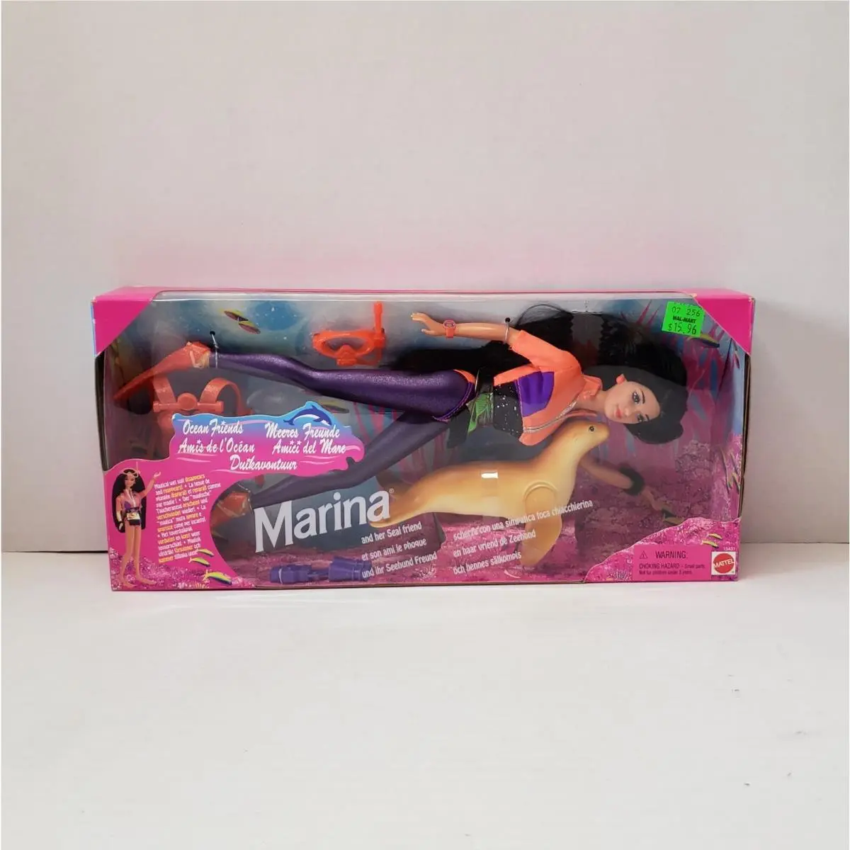 Barbie Ocean Friends Vintage 1995 Marina Doll Her Seal Friend Mattel 15431