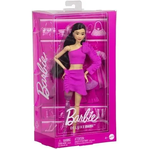 WB Mattel - Barbie Deluxe Style with Black Hair and Glittery Prosthetic Leg
