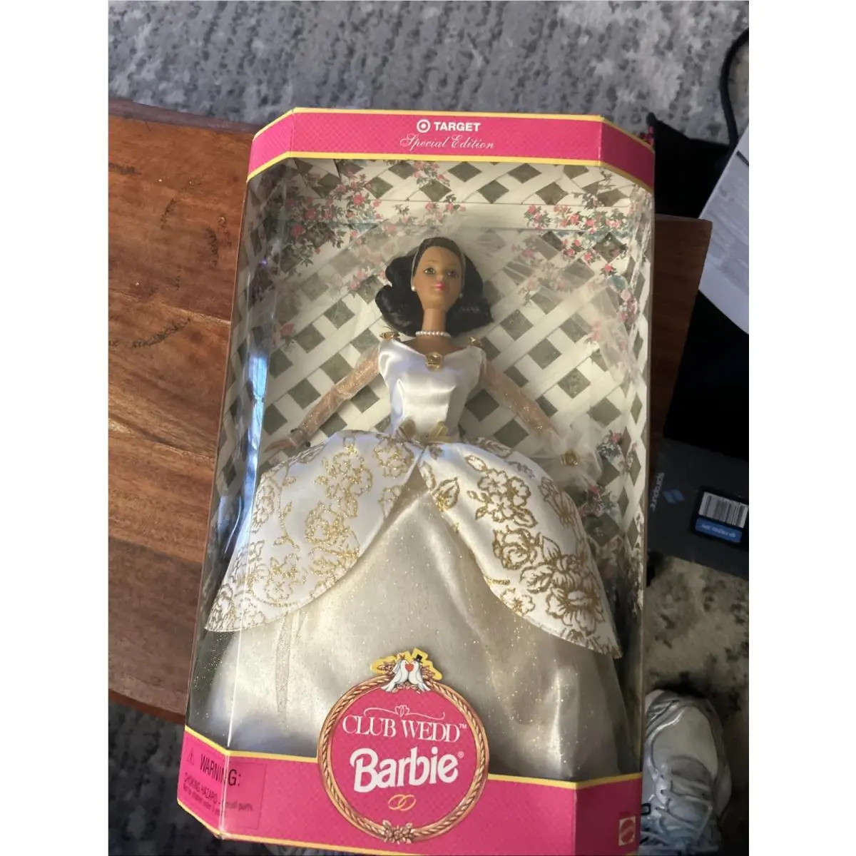 Nrfb Club Wedd Barbie African American AA Target Sped 1997 Bride Wedding