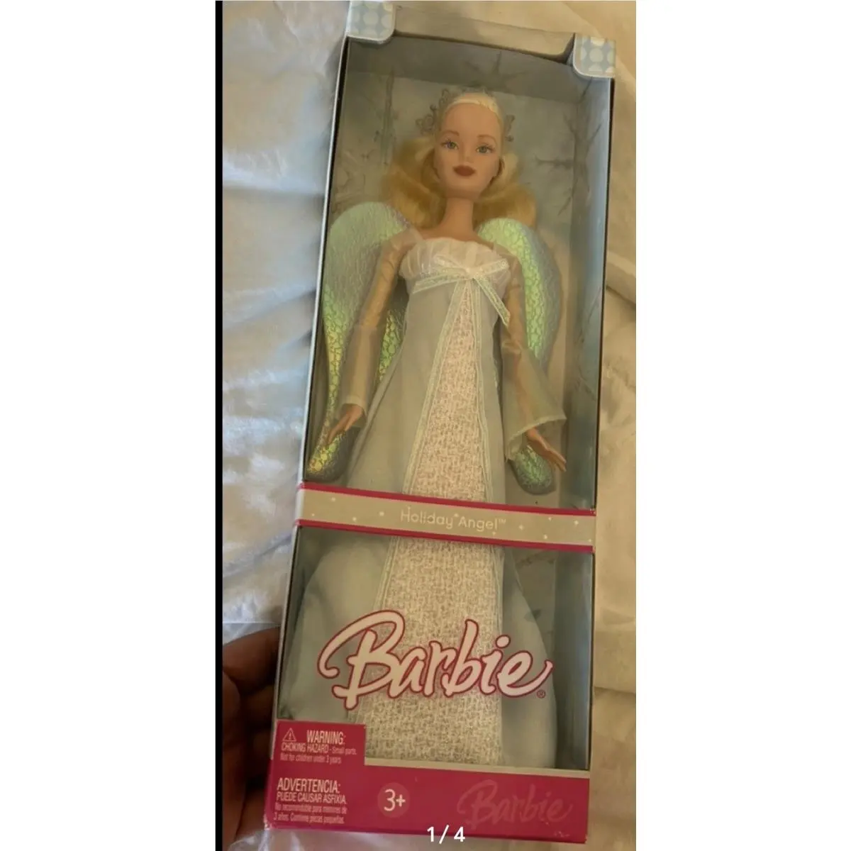 Mattel 2006 Barbie Holiday Angel Doll Blonde J0590