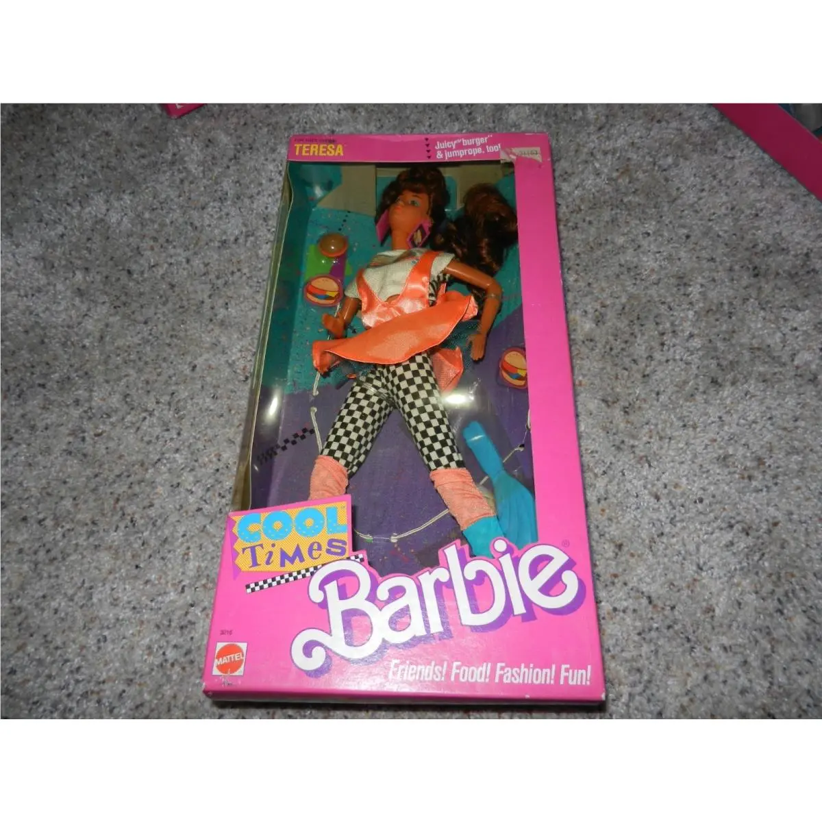 1988 Vintage Barbie 3216 Cool Times Teresa Nrfb