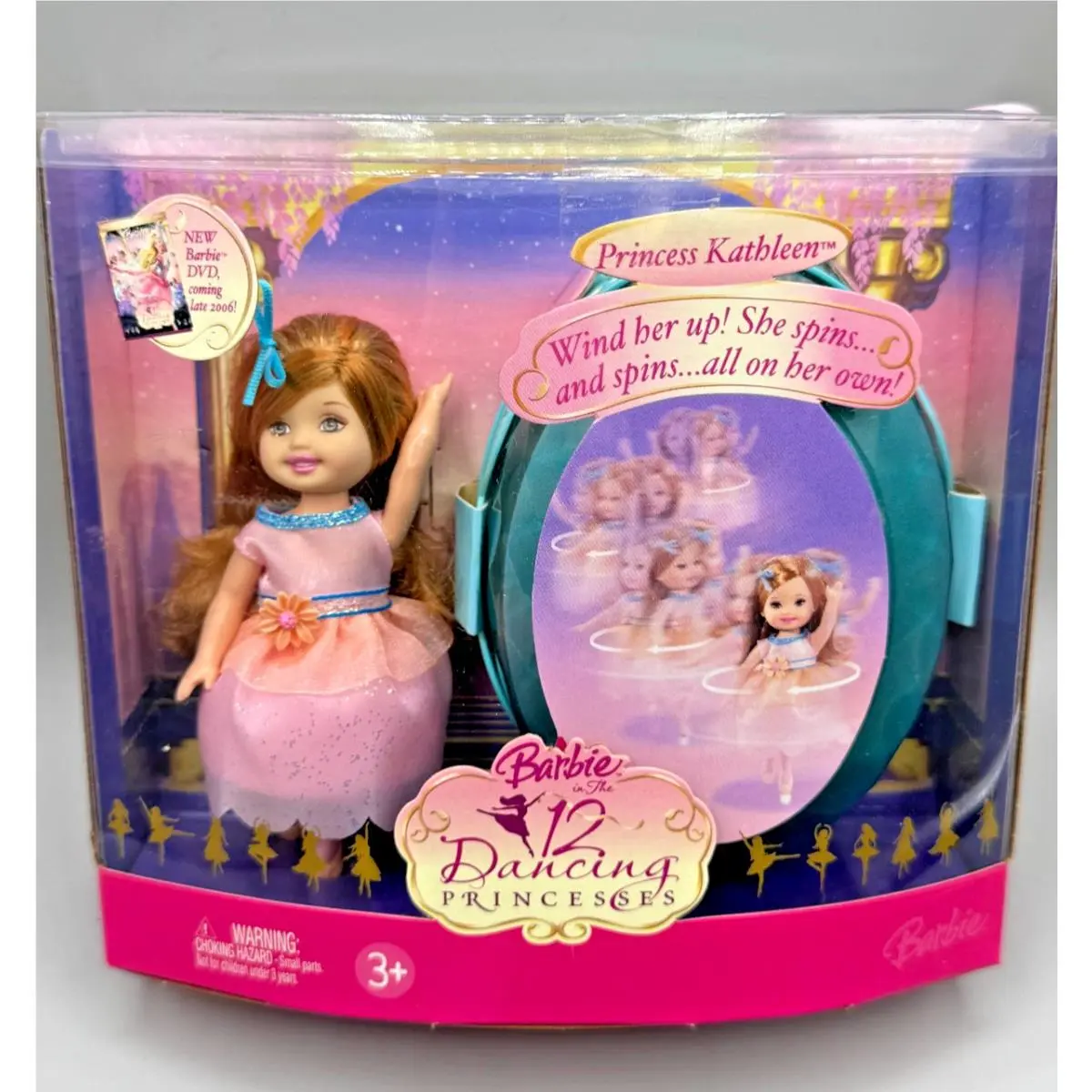 BK Barbie Doll 2006 Kelly 12 Dancing Princesses Kathleen J8895