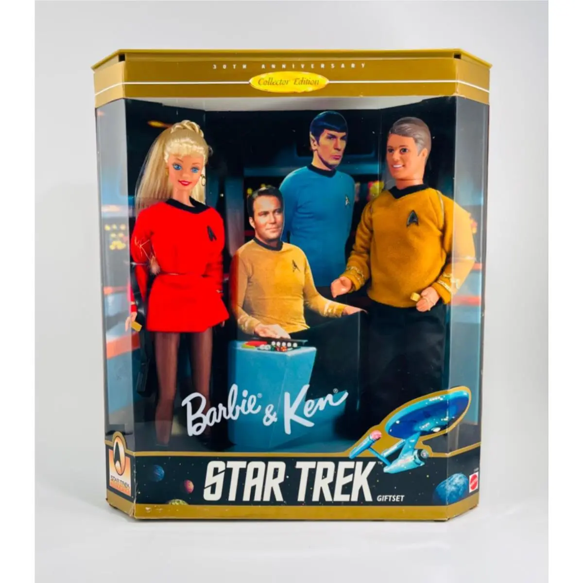1996 Barbie Ken Star Trek Gift Set 30th Anniversary Collector Edition Nrfb
