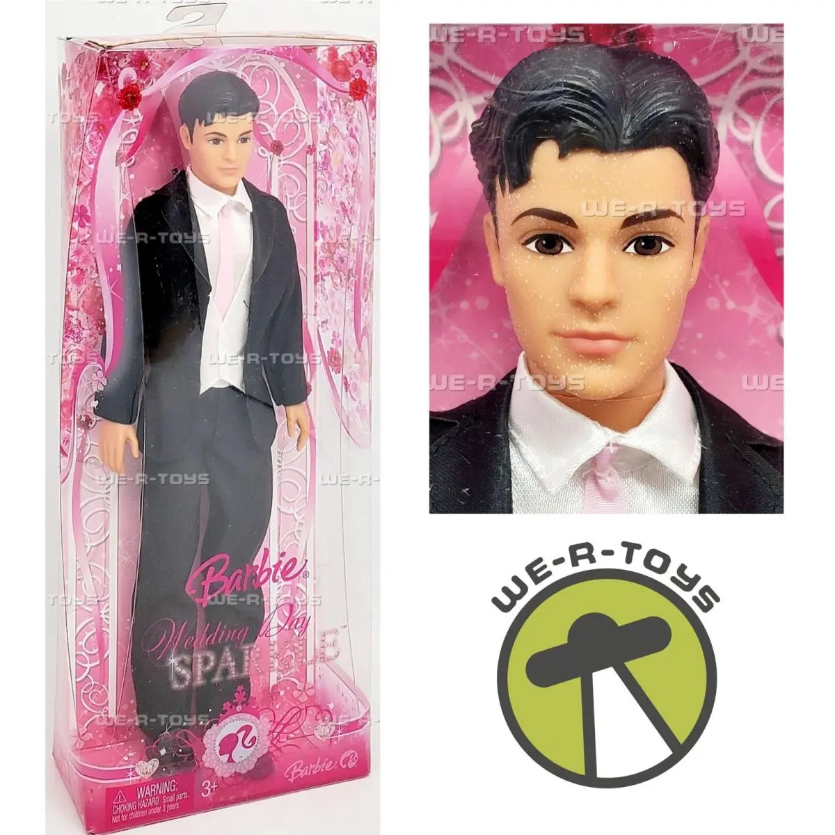 Barbie Wedding Day Sparkle Ken Doll 2008 Mattel N8283