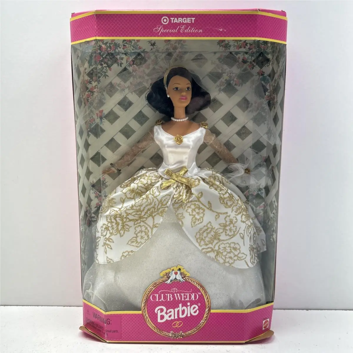 Nrfb Club Wedd Barbie African American AA Target Sped 1997 Bride Wedding