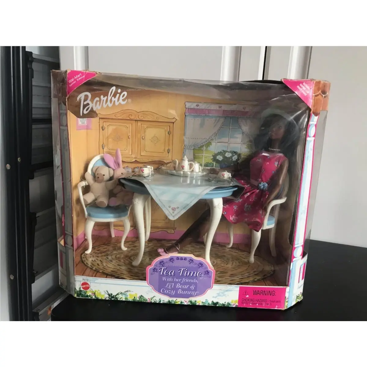 Tea Time African American Barbie Doll w Her Friends Lil Bear Cozy Bunny