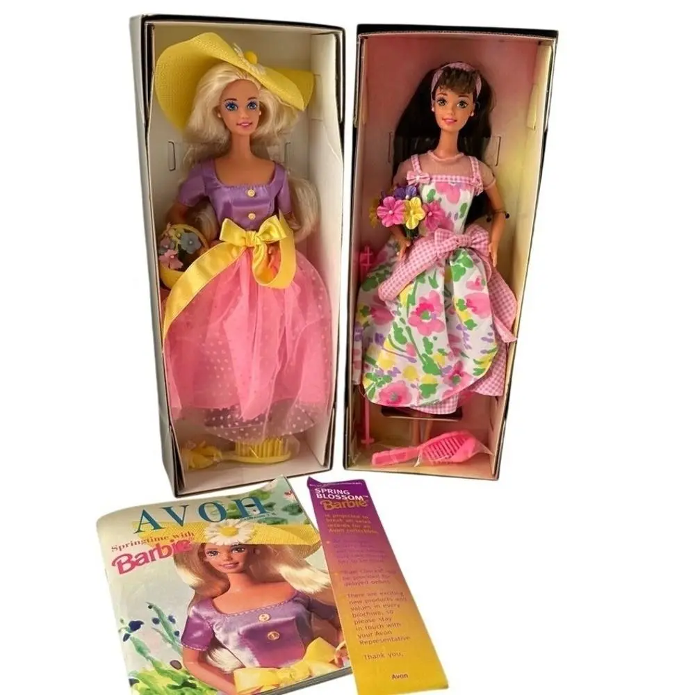 Mattel Barbie Dolls Avon Exclusive Spring Blossom Petals Special Edition 90s