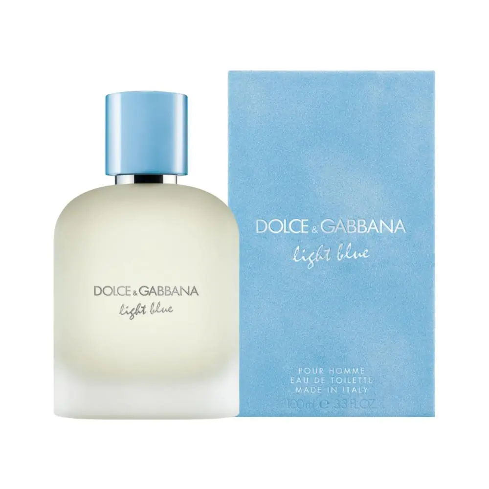 Dolce Gabbana Light Blue Pour Homme 3.3 / 3.4 oz Edt Spray Packaging