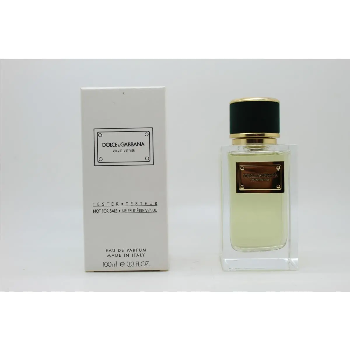 Velvet Vetiver by Dolce Gabbana 3.3 oz 100 ml Edp Spray Tester Unisex