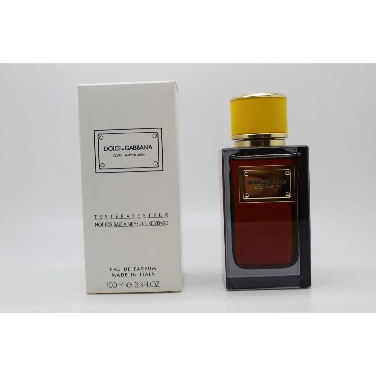 Velvet Amber Skin by Dolce Gabbana 3.3 oz 100 ml Edp Spray Tester Unisex