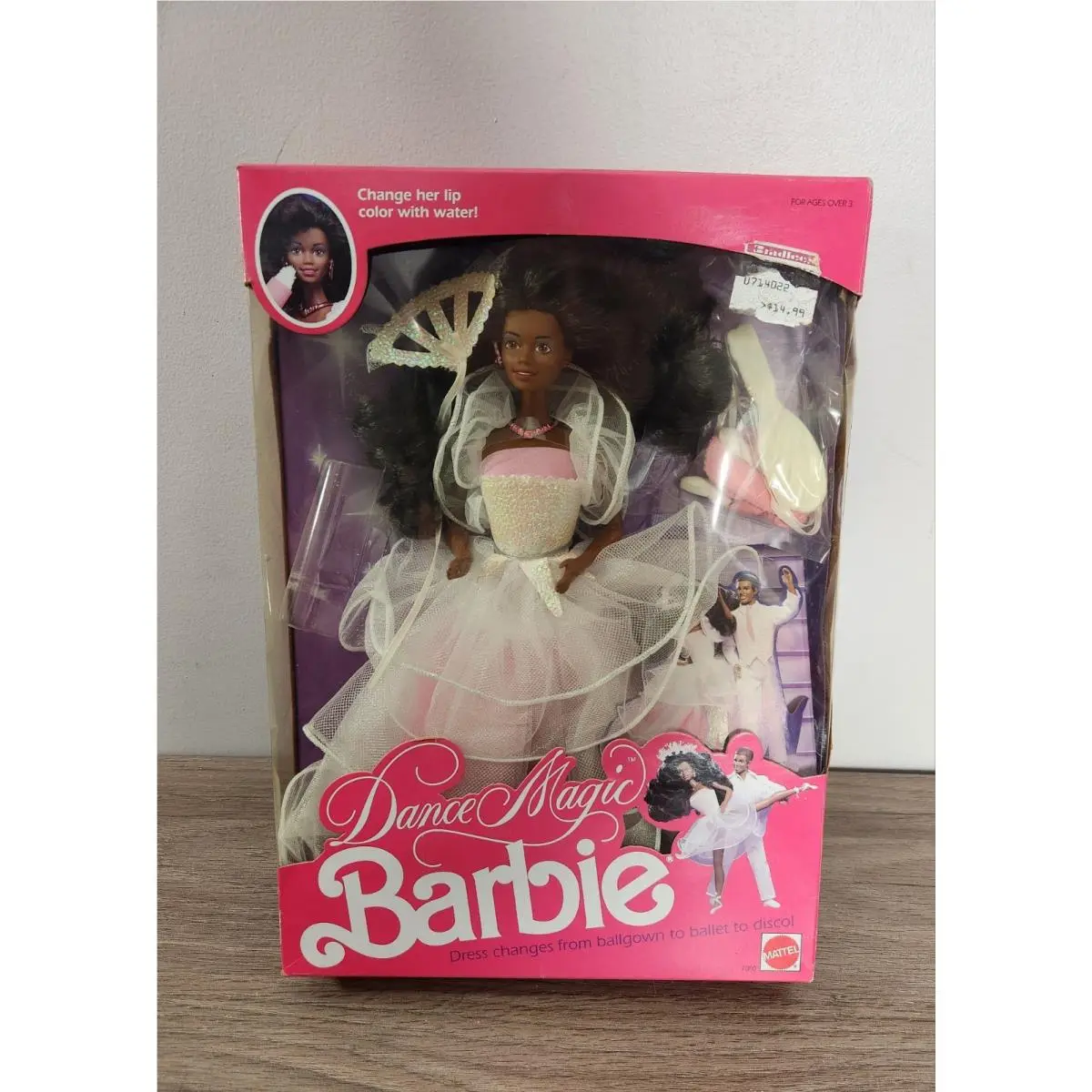 Vintage 1989 Mattel Barbie Dance Magic Christie Usa 7080