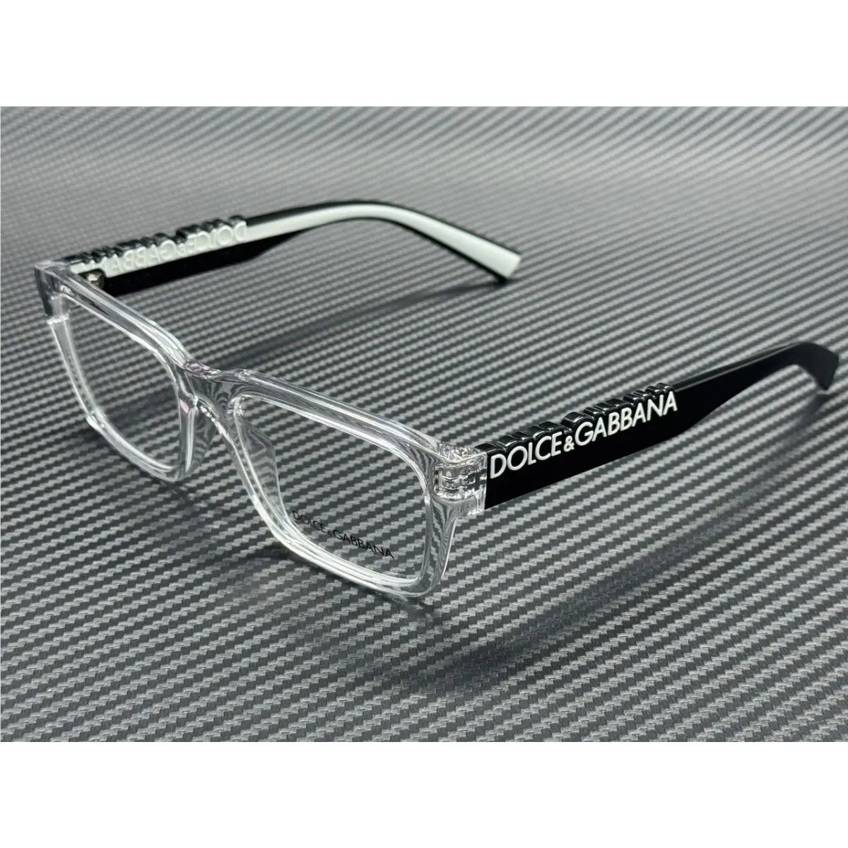 Dolce Gabbana DG5112 3133 Crystal Unisex 55 mm Eyeglasses