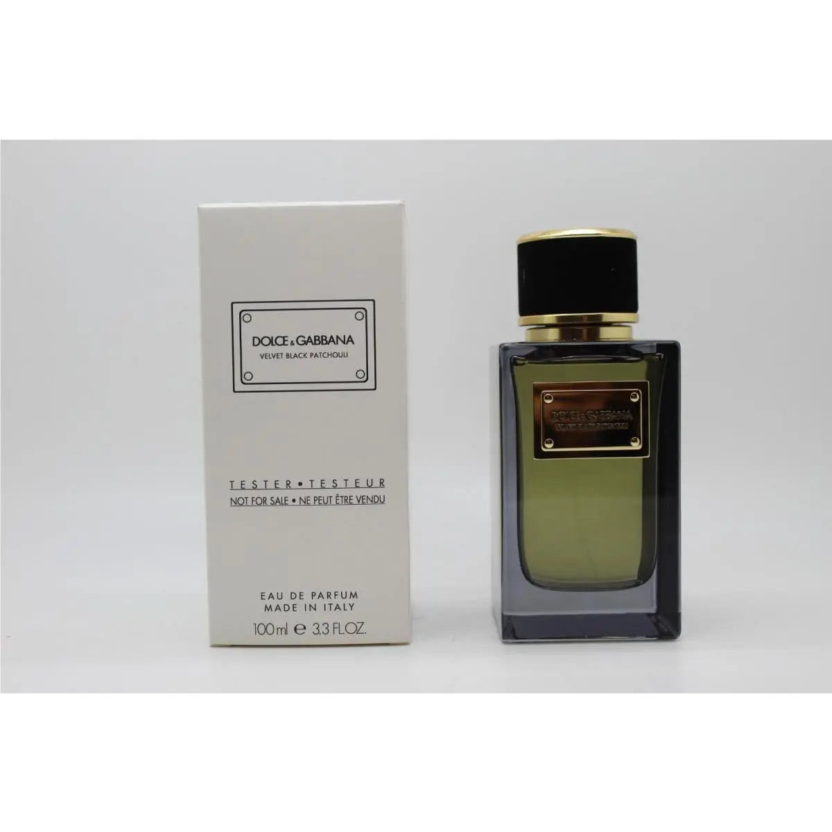 Velvet Black Patchouli by Dolce Gabbana 3.3 oz 100 ml Edp Spray Tester Unisex