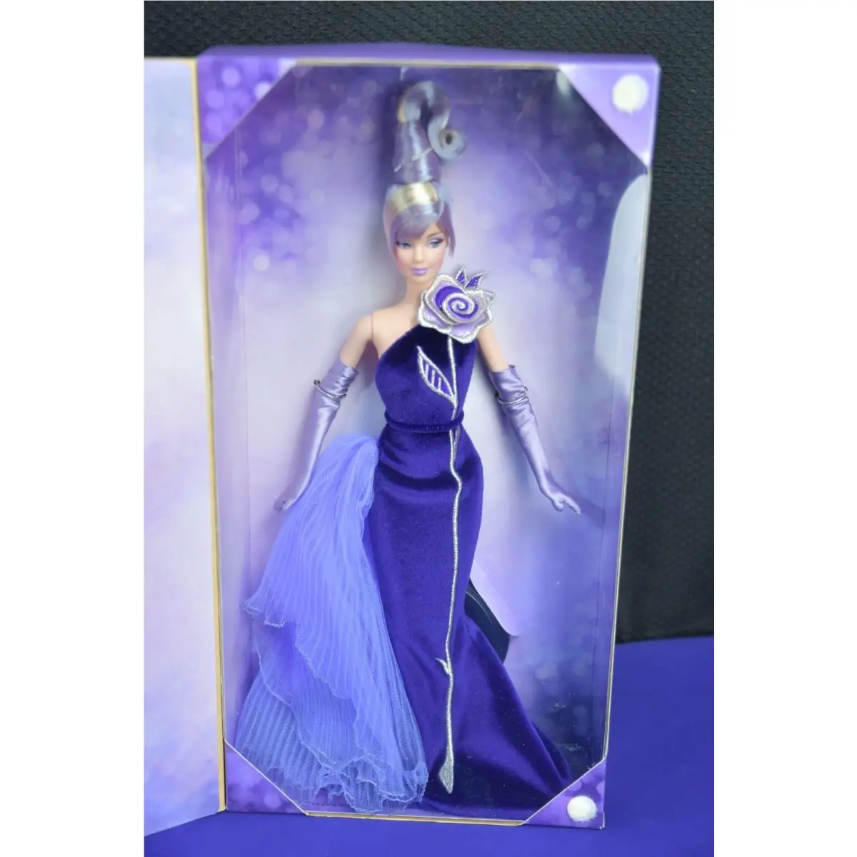 Barbie Collector Edition 2001 The Sterling Silver Rose Doll by Bob Mackie
