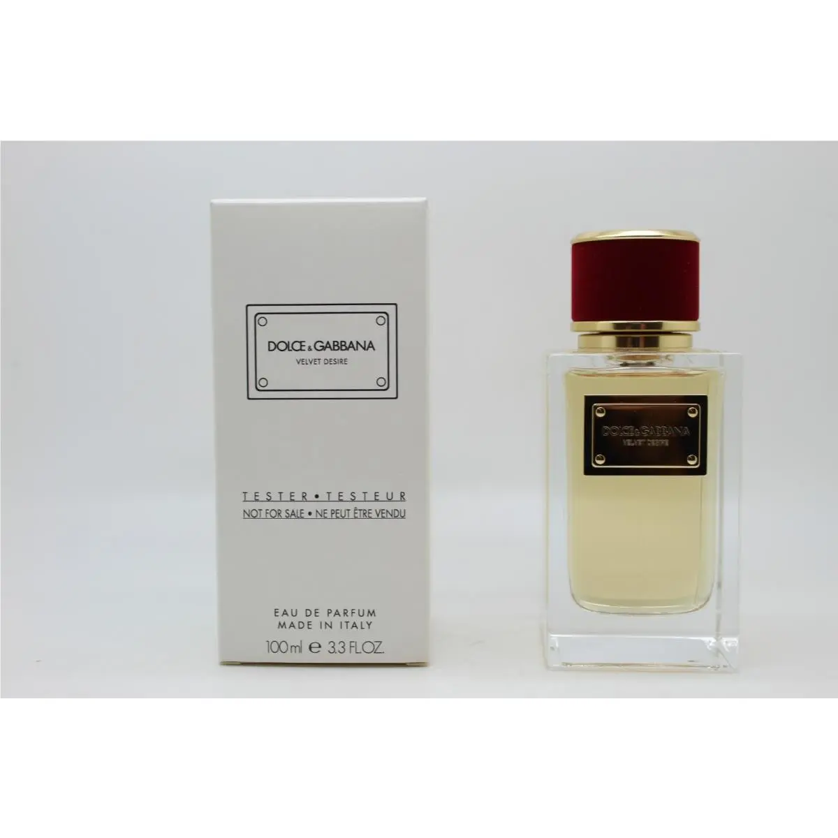 Velvet Desire by Dolce Gabbana 3.3 oz 100 ml Edp Spray Tester Unisex