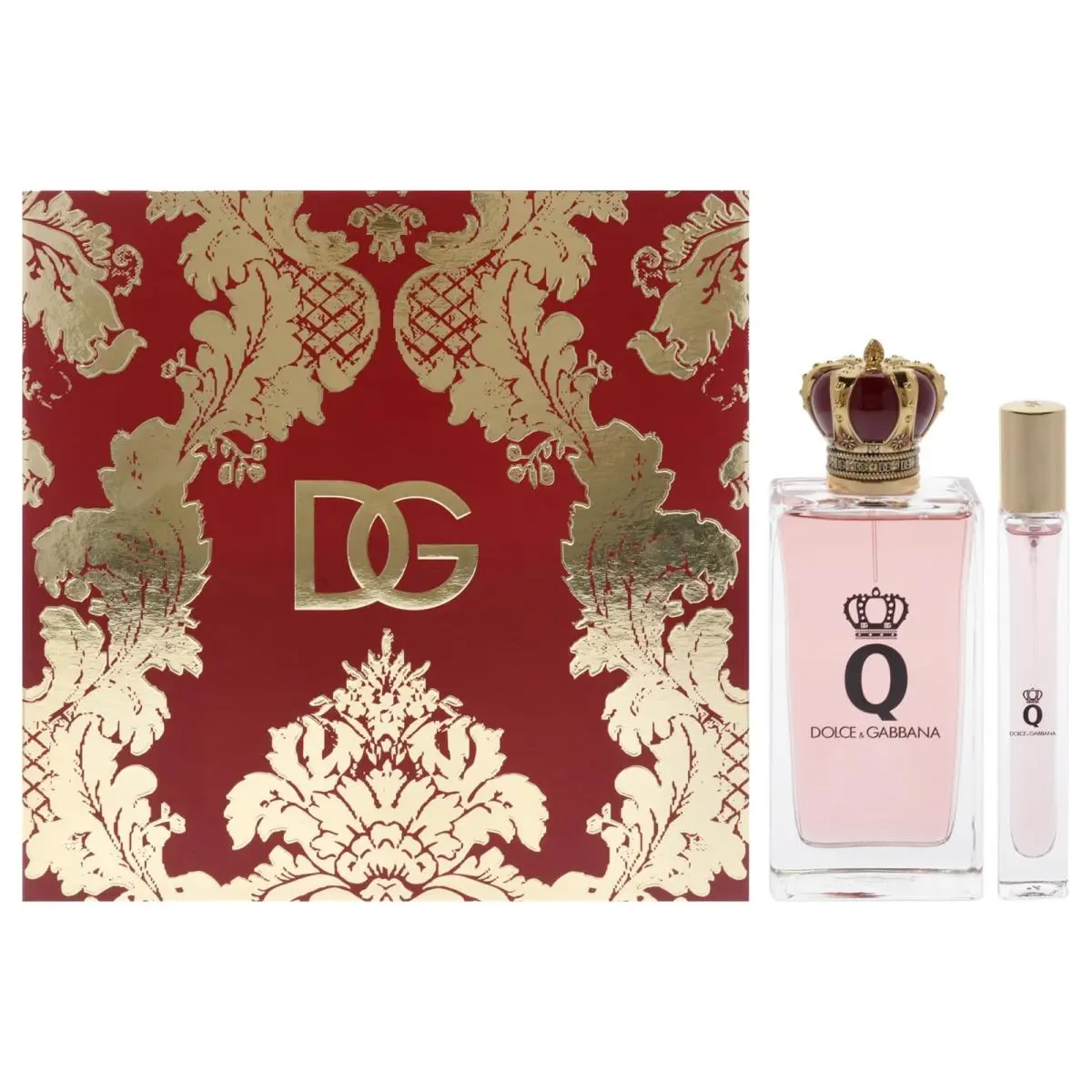 Q by Dolce and Gabbana For Women - 2 Pc Gift Set 3.3oz Edp Spray 0.33oz Edp