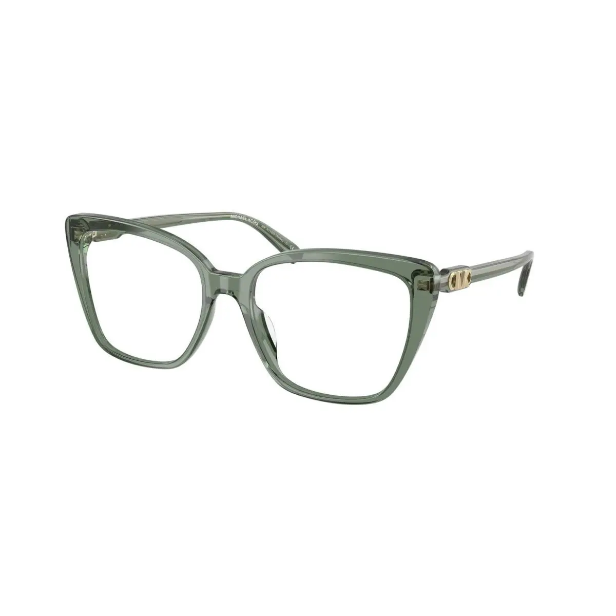 Michael Kors MK 4110 U Smokey Olive Transparent Demo 4022 Eyeglasses