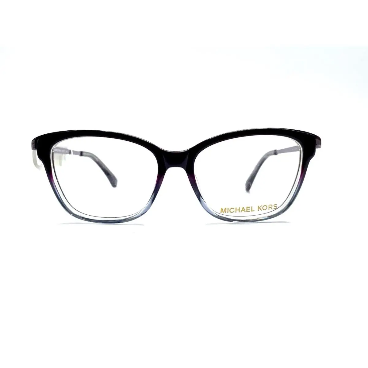 Michael Kors Dark Purple Clear Ombre Cat Eye Glasses MK327 516 50 15 135