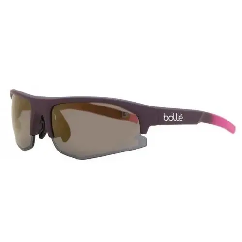 Bolt 2.0 S BS004010 Sunglasses Burgundy Pink Matte by Bolle