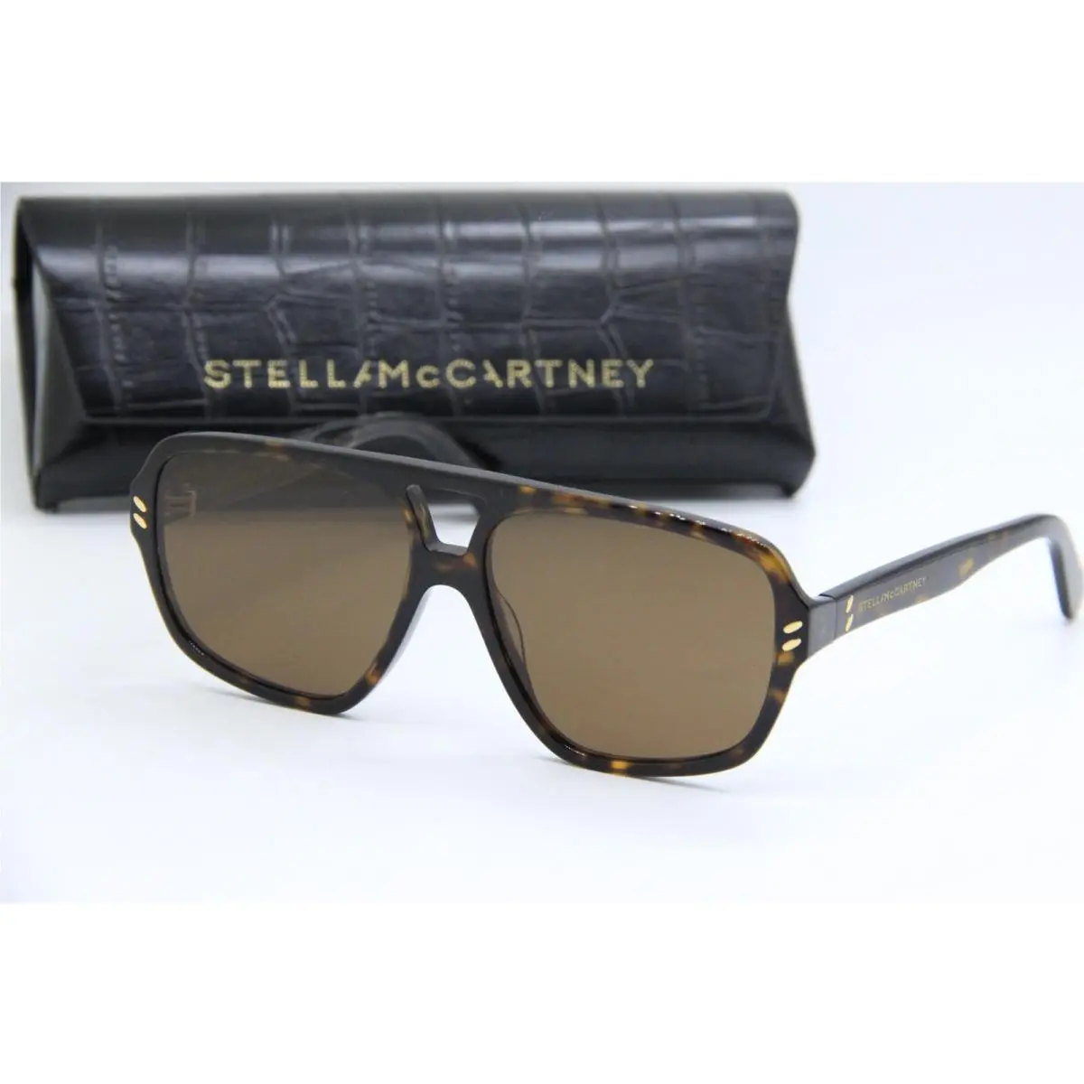 Stella Mccartney SC40034I 52E Havana Sunglasses W Case 58-14 by Stella McCartney