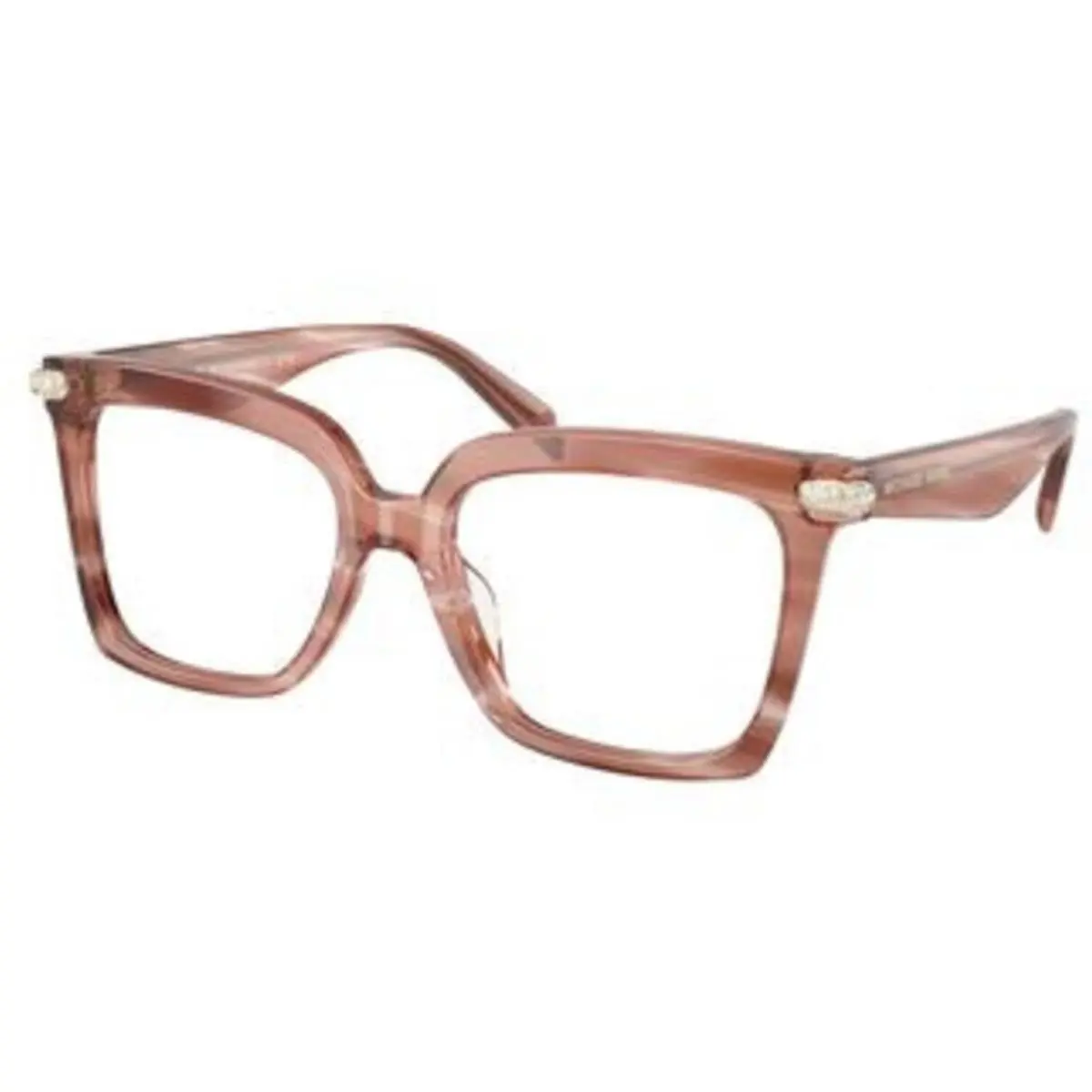MK 4191 BU Pink Horn Demo 4056 Eyeglasses by Michael Kors