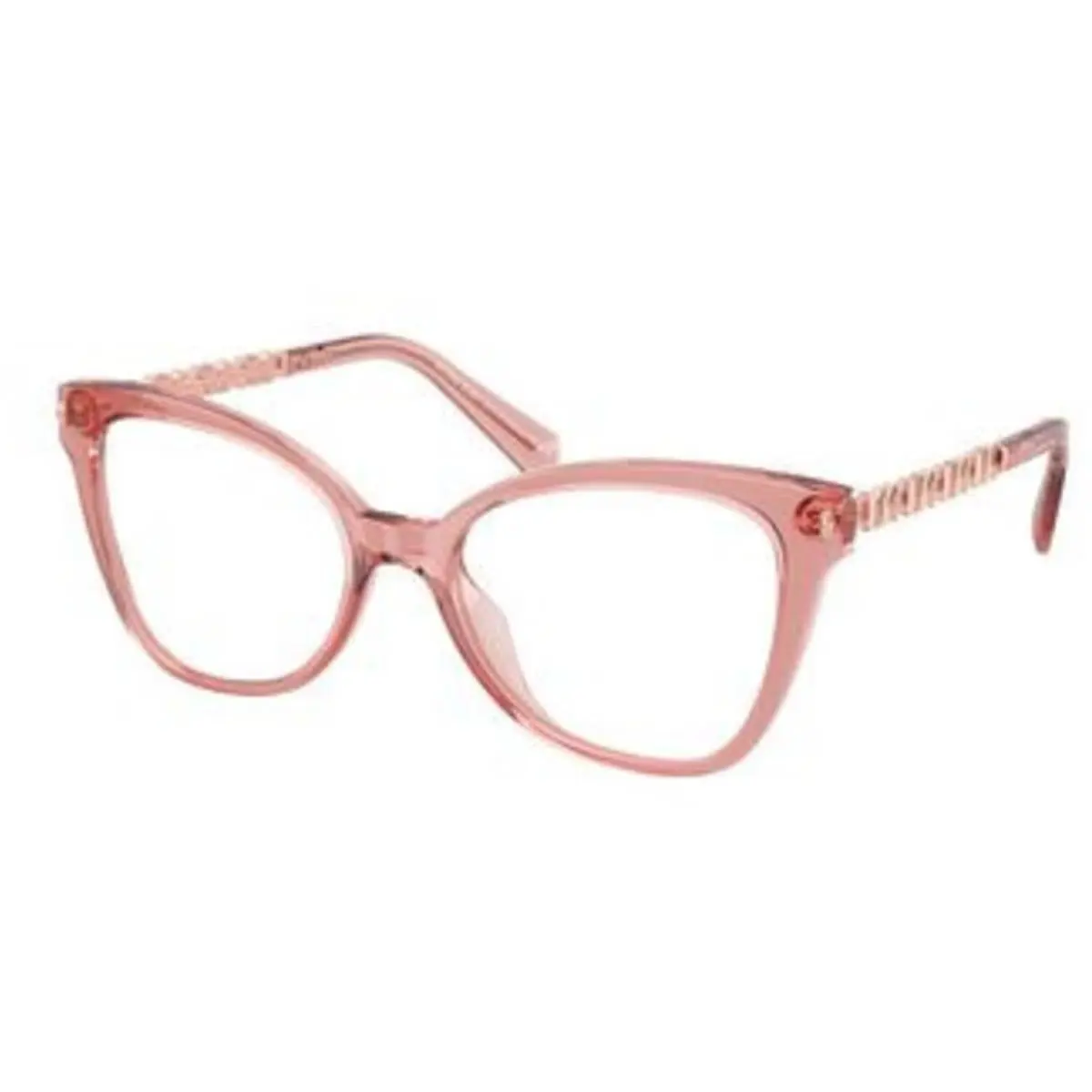 MK 4170 U Pink Transparent Plano 3101 Eyeglasses by Michael Kors