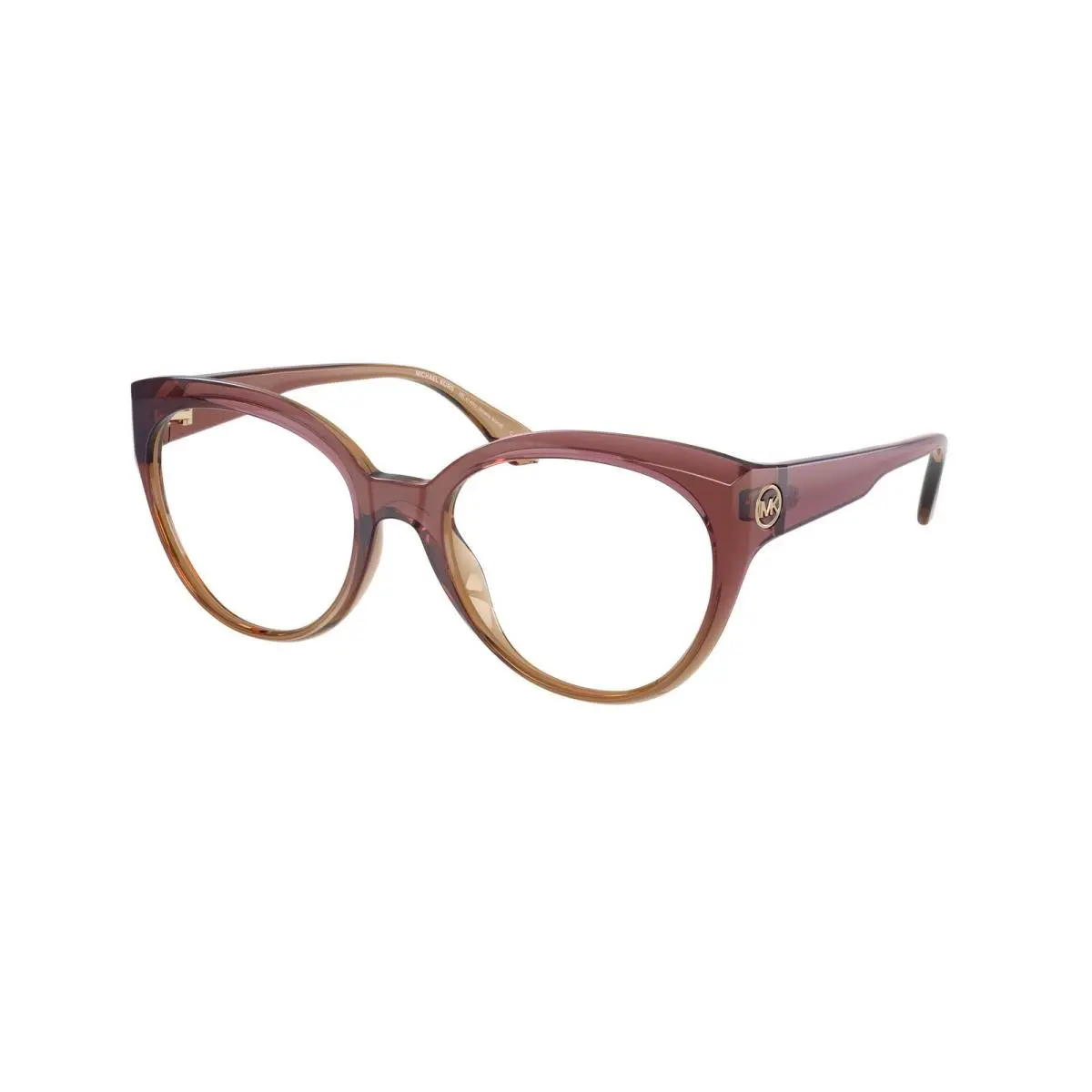 Michael Kors MK 4145 U Dusty Rose Light Brown Demo 3256 Eyeglasses