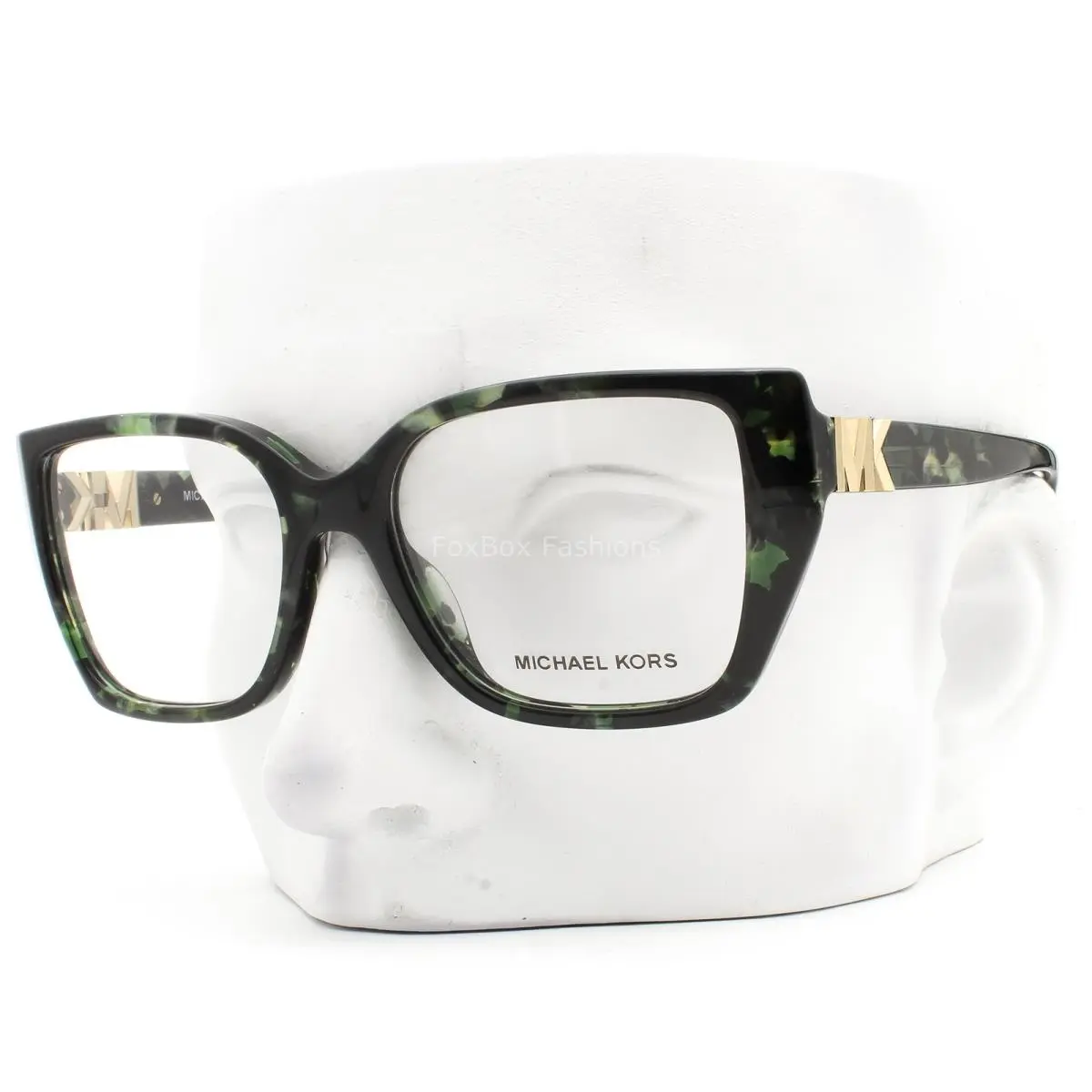 Michael Kors Castello Eyeglasses Glasses MK4115U 3953 Green Tortoise 52mm W/case