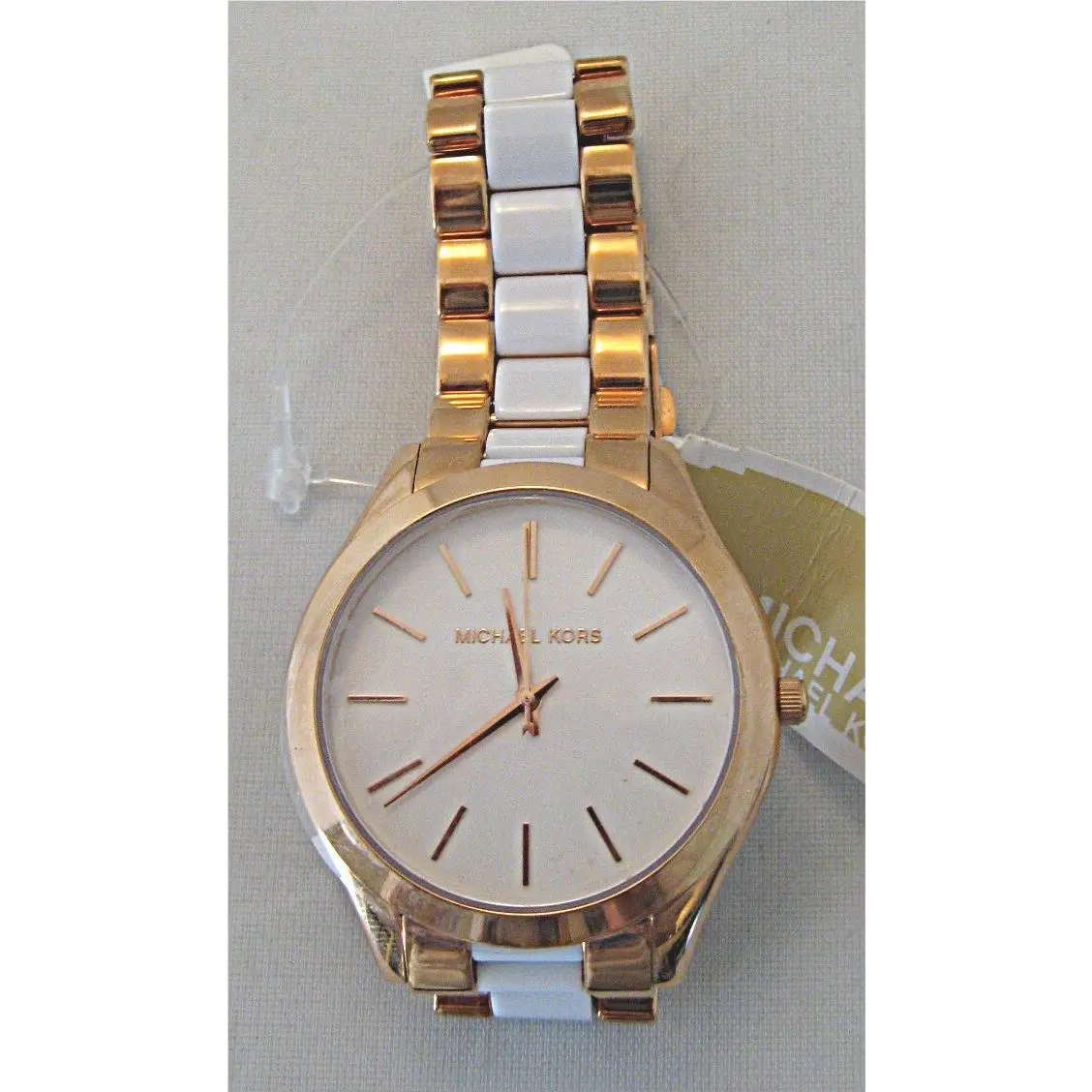 Michael Kors - Ladies Slim Runway Acetate Rose Gold-tone Watch - MK4311