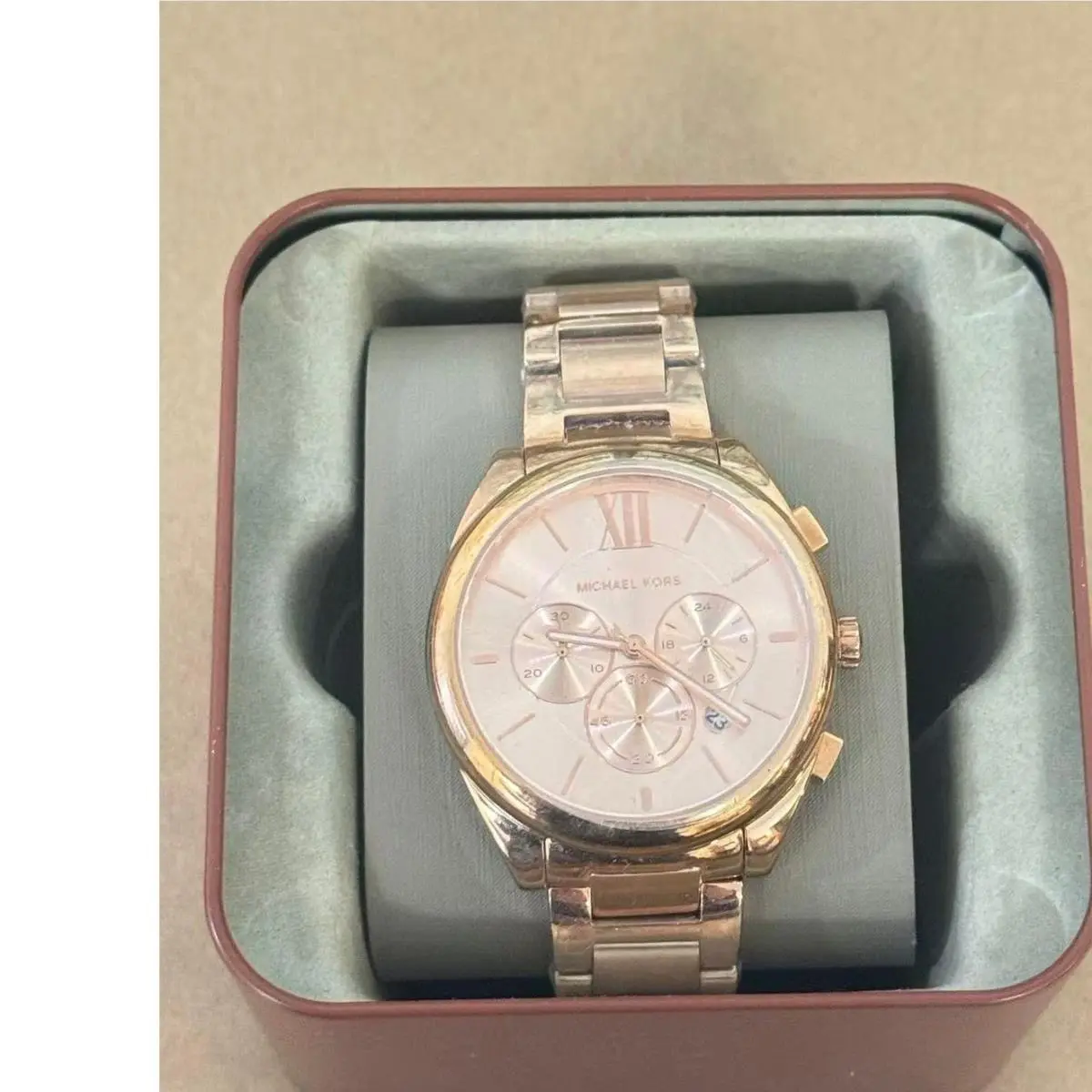 Janelle MK7108 Rose Gold Colored Steel Watch by Michael Kors
