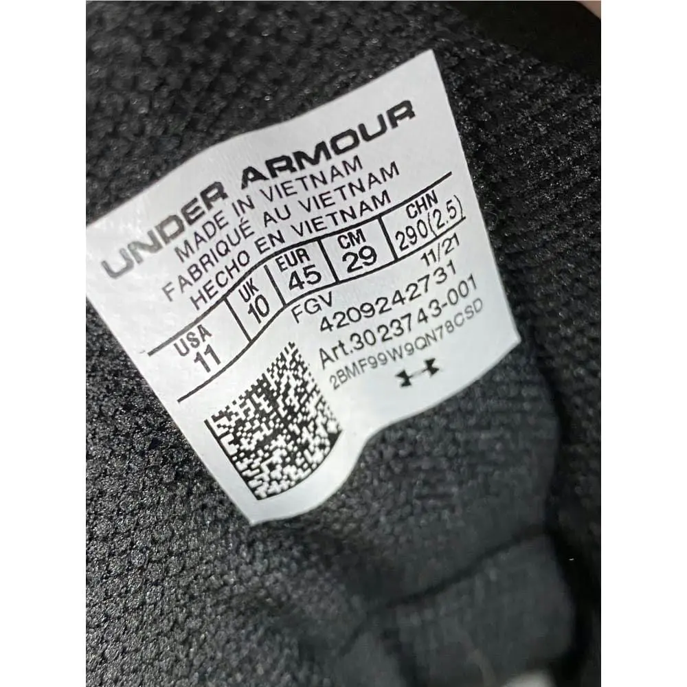 Under Armour shoes - Micro G Valsetz Tactical Black Jet - 3023743-001 - Black 0